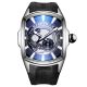 Reef Tiger Luxury Sport Mens Cassa in acciaio Cinturino in Caucciù Nero Orologi Automatici RGA3069S-YBWB